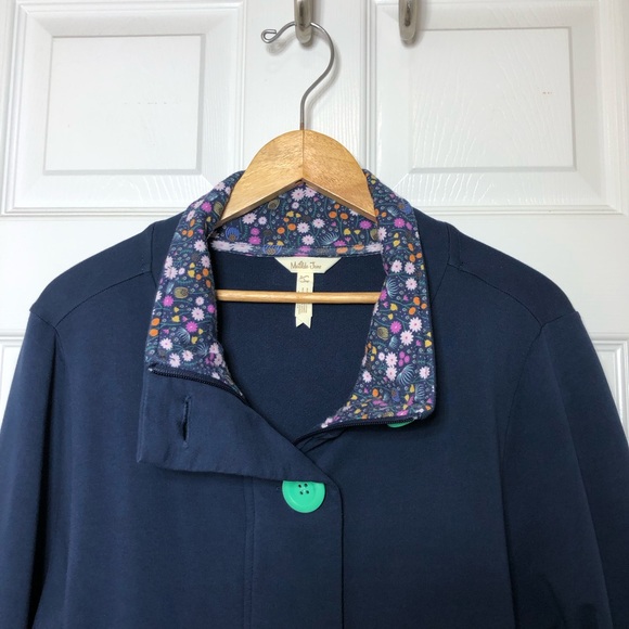 Matilda Jane A Million Little Things Cotton Blend Pockets Zipper Button Jacket L - Picture 3 of 16